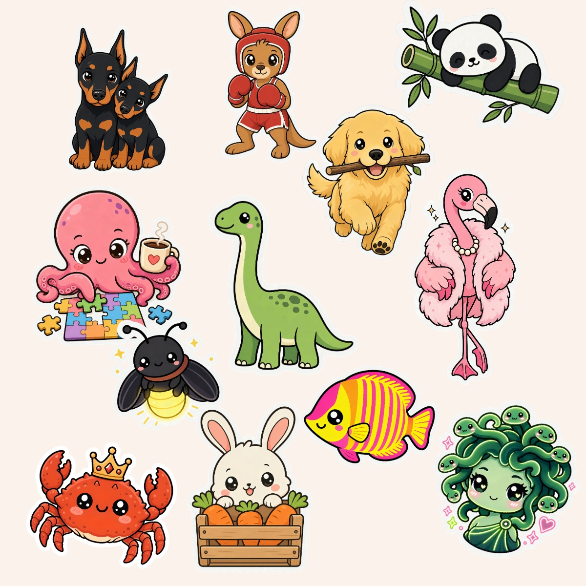 Cute Animal Illustrations